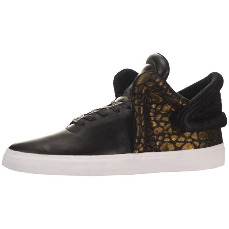 Supra FALCON Sneakers Damen Schwarz Gold Kaufen SCVTO8620